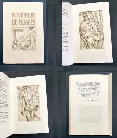 Livre Illustré Gris  - MOUCHOIR DE NUAGES. Avec 9 eaux-fortes originales de Juan Gris (1925)