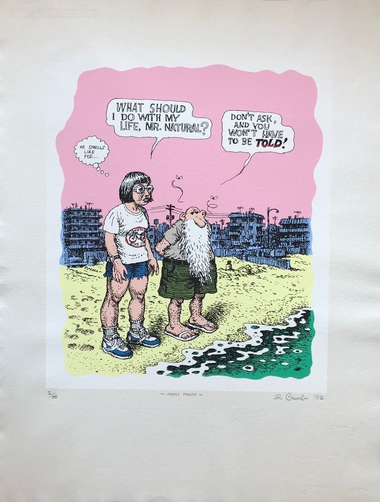 Sérigraphie Crumb - Mr Natural