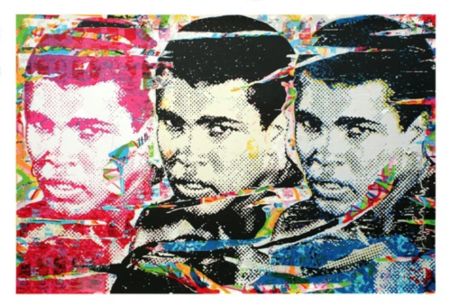 Sérigraphie Mr Brainwash - Muhammad Ali – The Champ