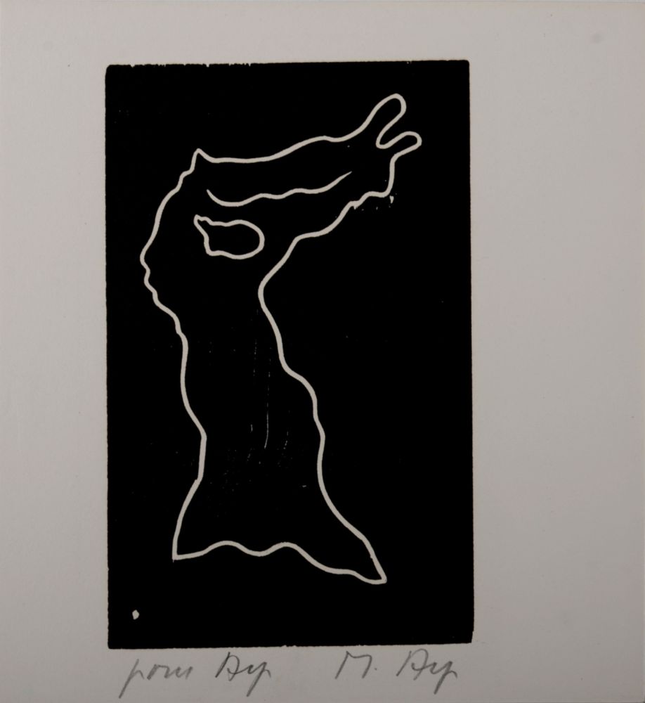 Gravure Sur Bois Arp - Multiple Femme VI, 1956
