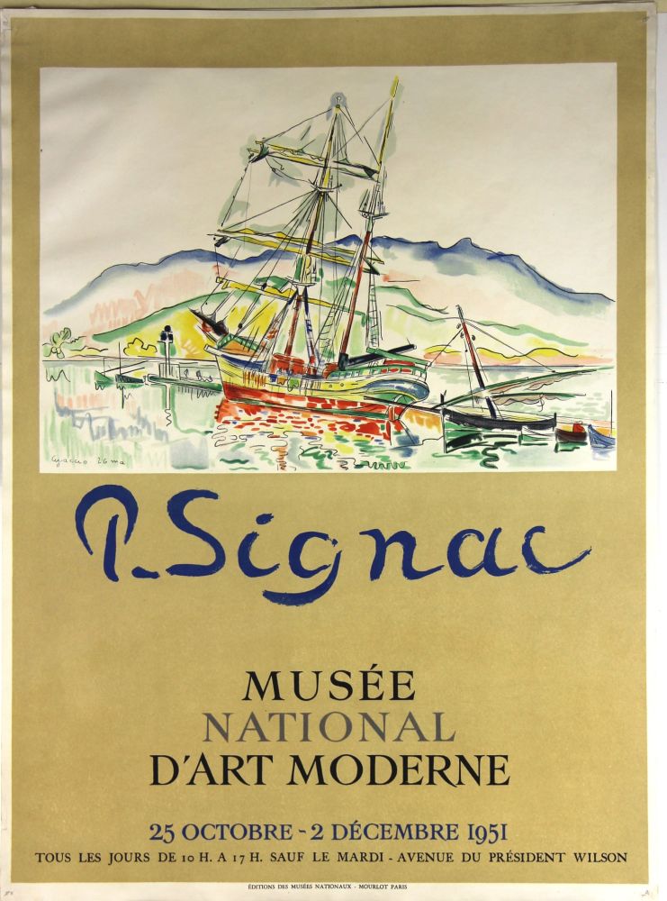 Lithographie Signac - Musee National d'Art Moderne