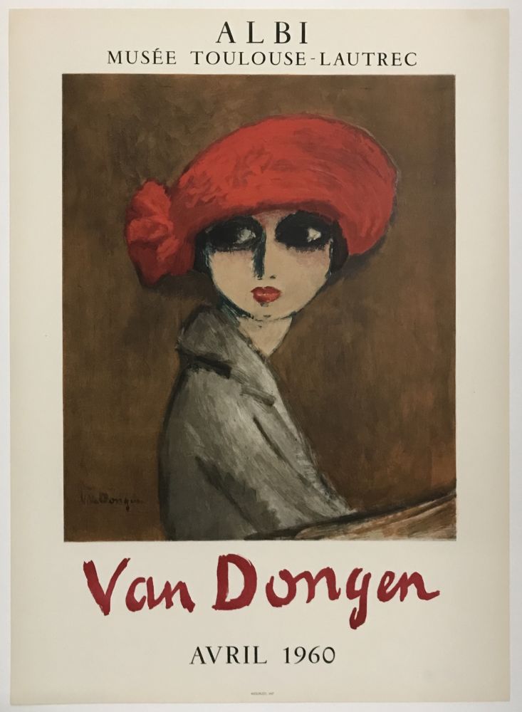 Lithographie Van Dongen - Musee Toulouse-Lautrec