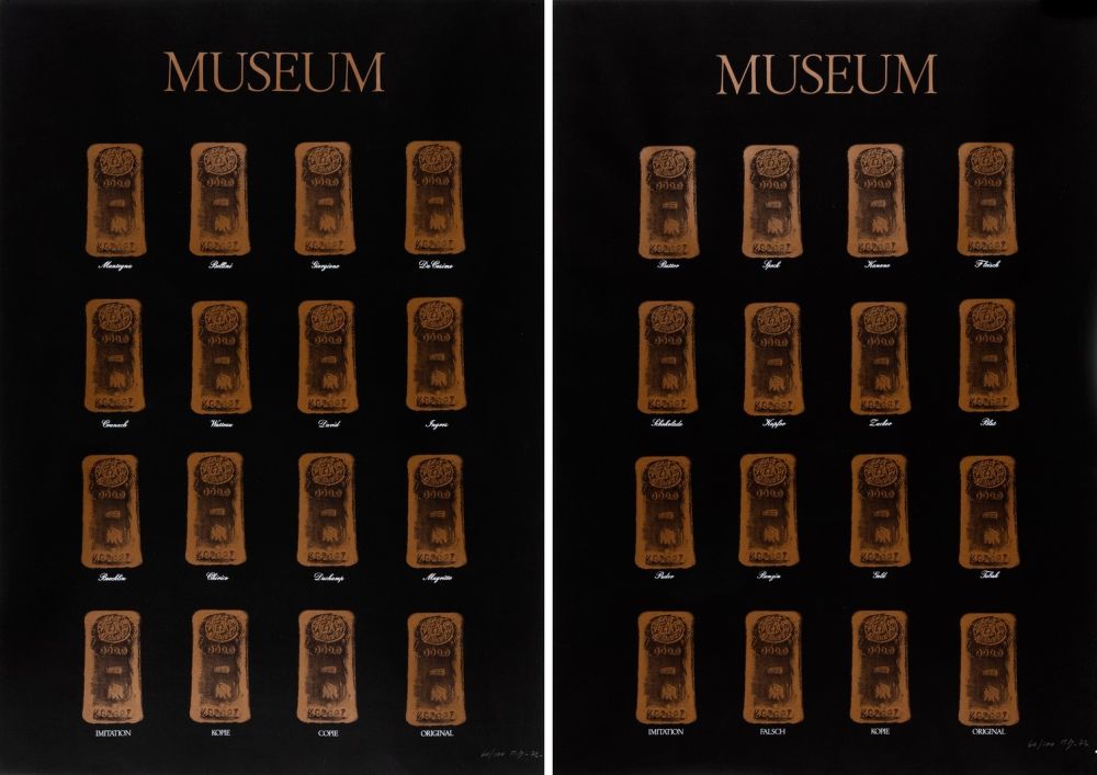 Sérigraphie Broodthaers - Museum - Museum