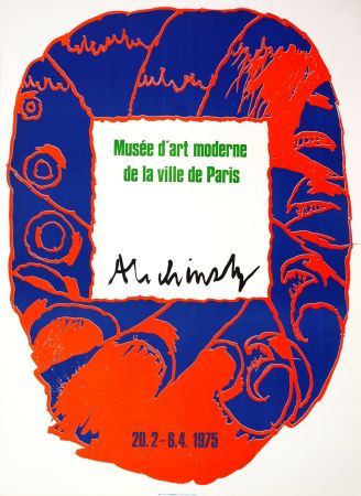 Affiche Alechinsky - Musée d'art moderne de la ville de Paris