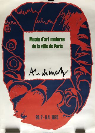 Affiche Alechinsky - Musée d'Art Moderne de la Ville de Paris