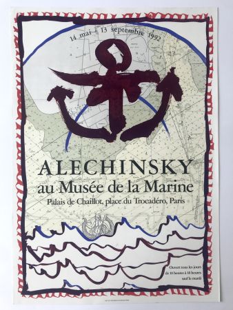 Affiche Alechinsky - Musée de la Marine