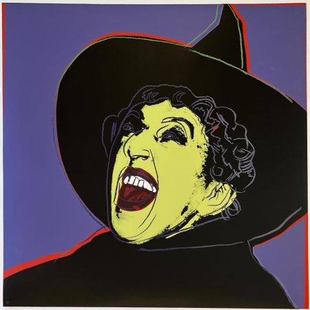 Sérigraphie Warhol - Myths: The Witch II.261