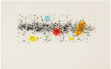 Aquatinte Miró - Méandres et vent 