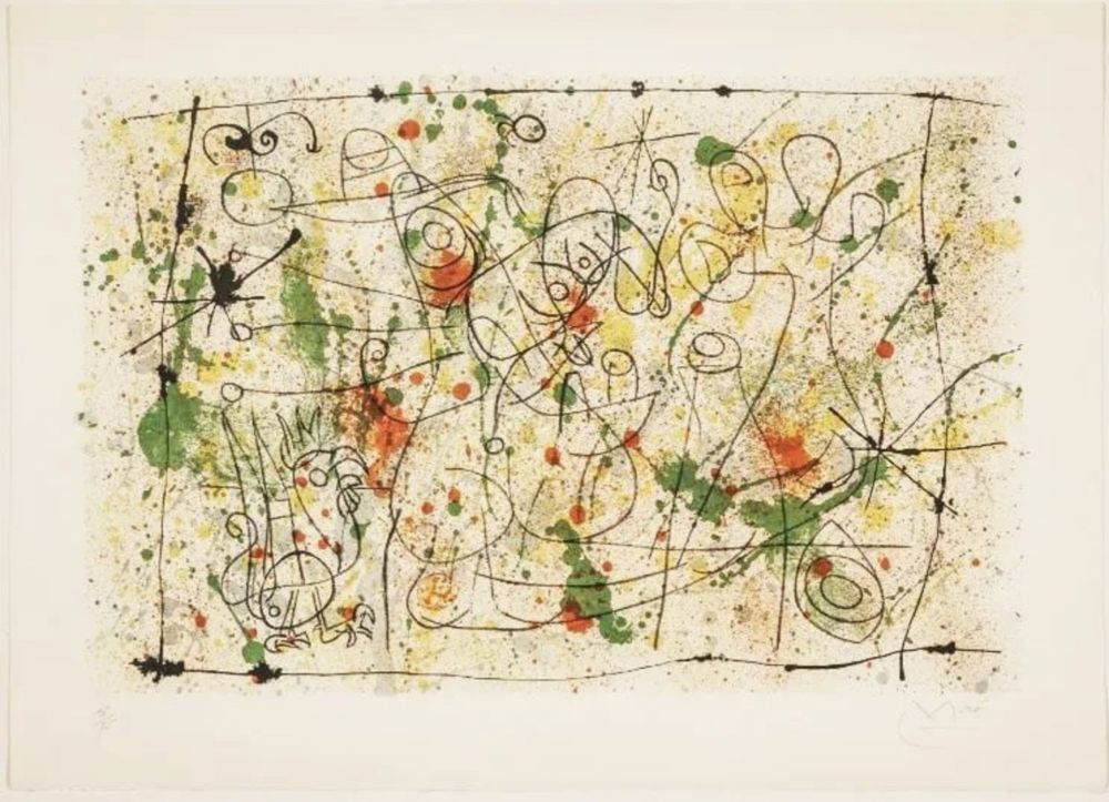 Lithographie Miró - Naissance D Ubu
