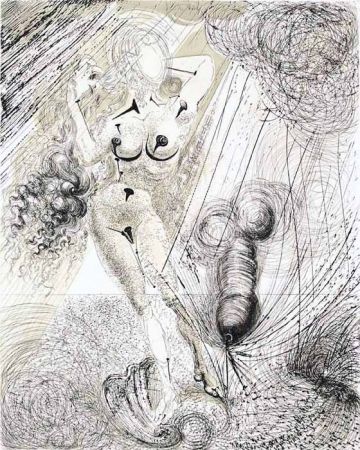 Gravure Dali - Naissance de Venus (Birth of Venus)