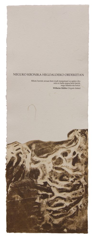 Livre Illustré Baroja-Collet - Neguko kronika hegoaldeko ordeketan