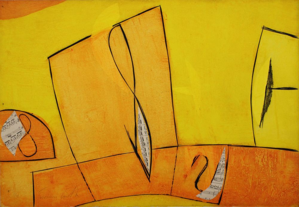 Gravure Cascella - Nel giorno assoluto giallo