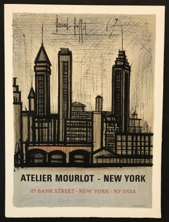 Lithographie Buffet - New York (Affiche)