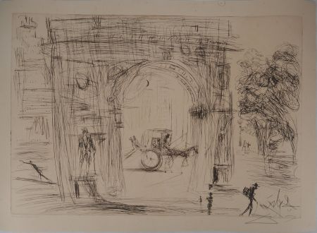 Gravure Dali - New York City : Washington Gate