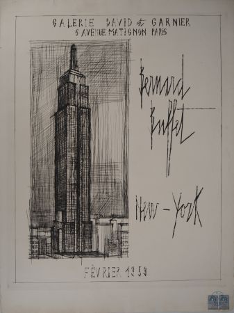 Gravure Buffet - New York : Empire State Building