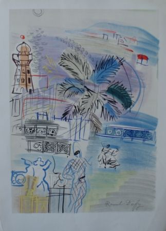 Lithographie Dufy - Nice