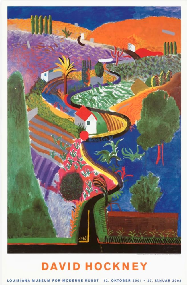 Affiche Hockney - Nichols Canyon