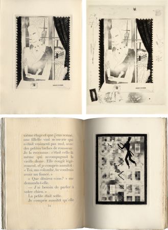 Livre Illustré Alexeïeff - Nicolai Gogol : JOURNAL D'UN FOU (1927).