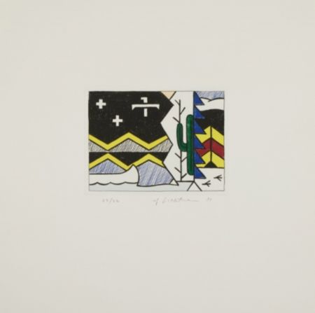 Multiple Lichtenstein - Night Scene