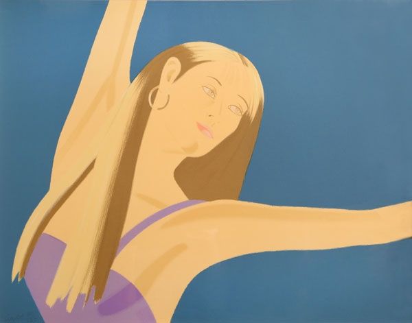 Lithographie Katz - Night: William Dunas Dance 4 (Pamela)