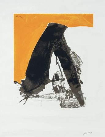 Sérigraphie Motherwell - No. 12 (from The Basque Suite)