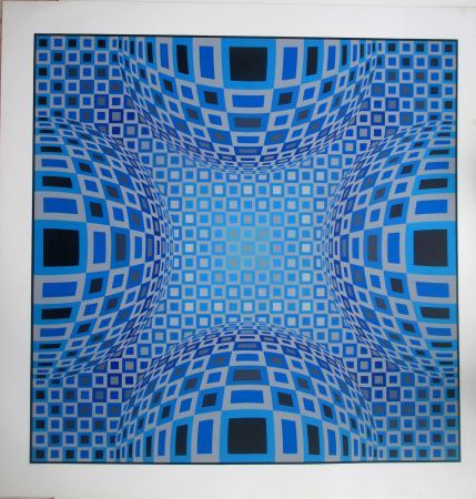 Sérigraphie Vasarely - No title