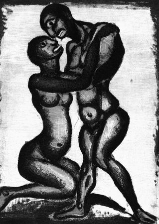 Aquatinte Rouault - Noces