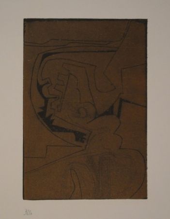 Gravure Sur Bois Müller - Nocturne