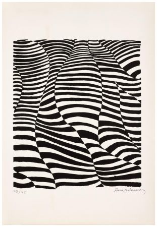 Lithographie Delaunay - Noir et Blanc