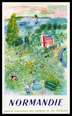 Lithographie Dufy - NORMANDIE