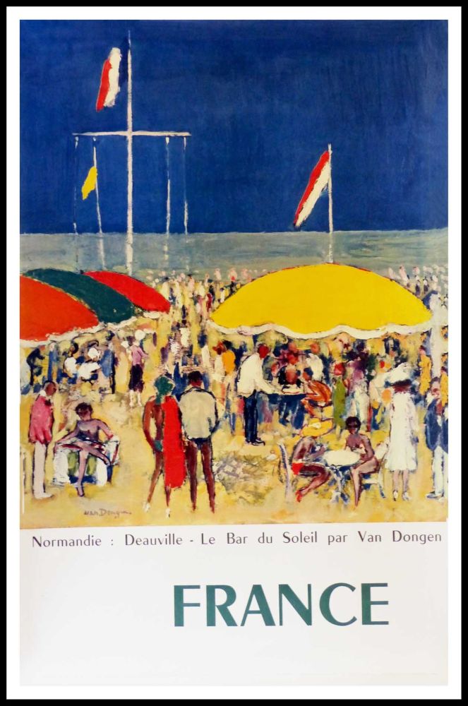 Offset Van Dongen - NORMANDIE DEAUVILLE LE BAR AU SOLEIL