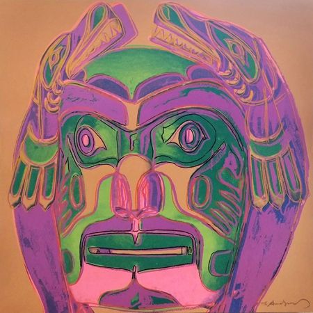 Sérigraphie Warhol - NORTHWEST COAST MASK FS II.380