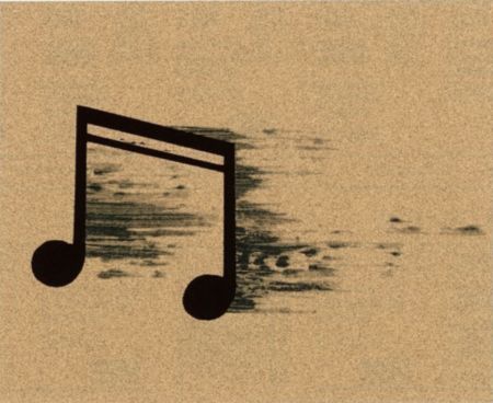 Sérigraphie Ruscha - Note