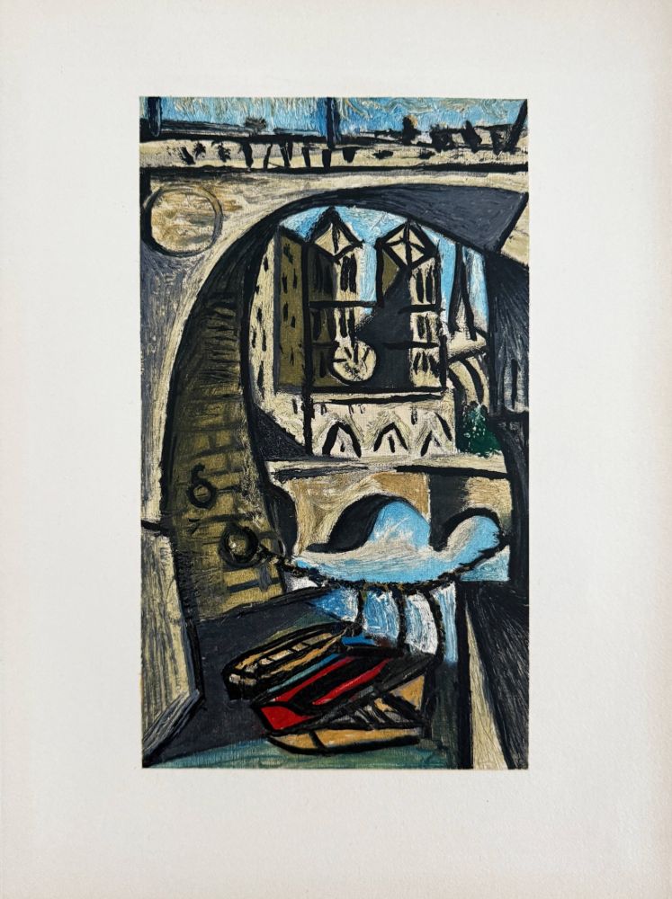 Lithographie Picasso - Notre-Dame