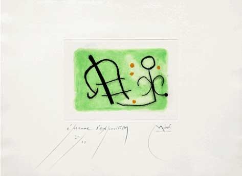 Gravure Miró - Nous avons