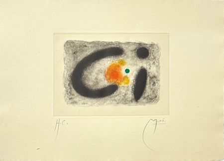 Gravure Miró - Nous avons