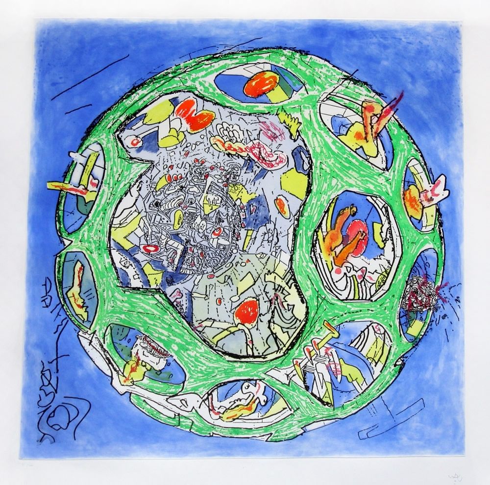 Eau-Forte Et Aquatinte Matta - Nous Tous