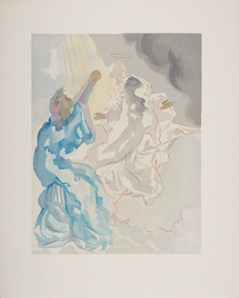 Gravure Sur Bois Dali - Nouvel aspect de Béatrice, 1963