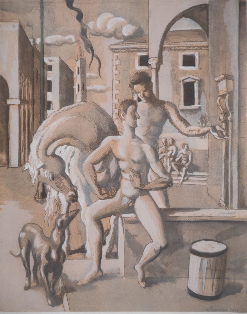 Lithographie De La Fresnaye - Nouvelle mythologie, le temps des héros