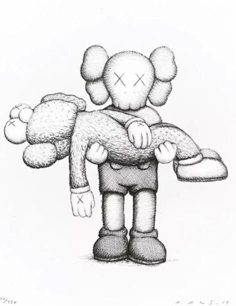 Lithographie Kaws - Nov Gone 