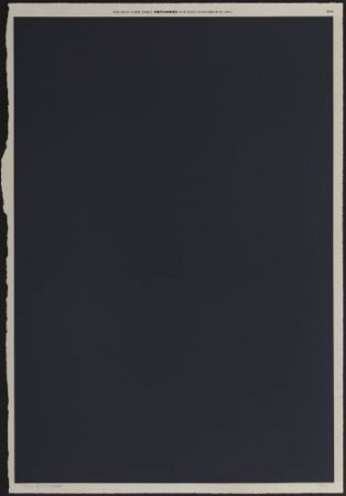 Lithographie Bleckner - November 29th
