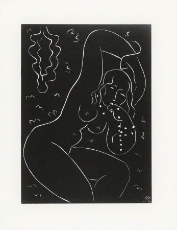 Linogravure Matisse - Nu au Bracelet