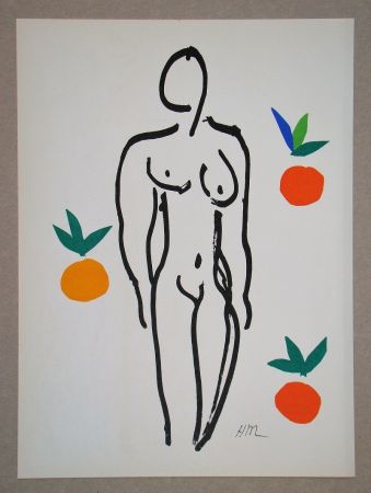 Lithographie Matisse (After) - Nu Aux Oranges - 1953