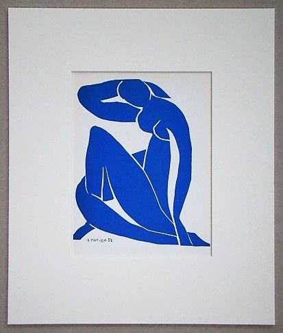 Lithographie Matisse (After) - Nu bleu - 1952