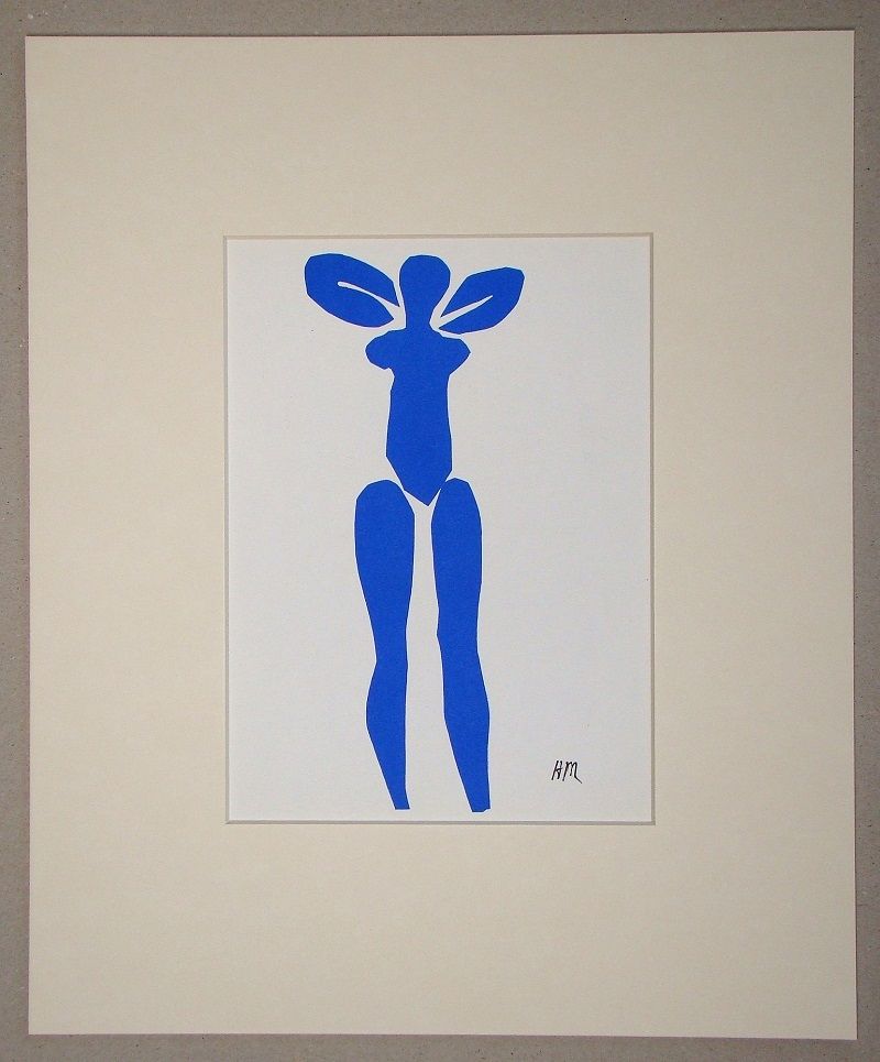 Lithographie Matisse (After) - Nu bleu debout - 1952