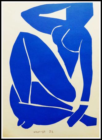 Lithographie Matisse (After) - NU BLEU I