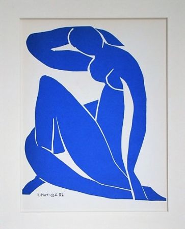 Lithographie Matisse (After) - Nu bleu II