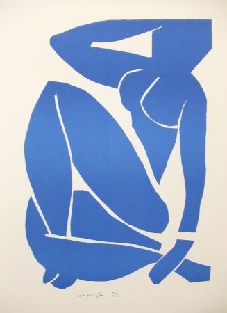 Lithographie Matisse - Nu bleu (III)