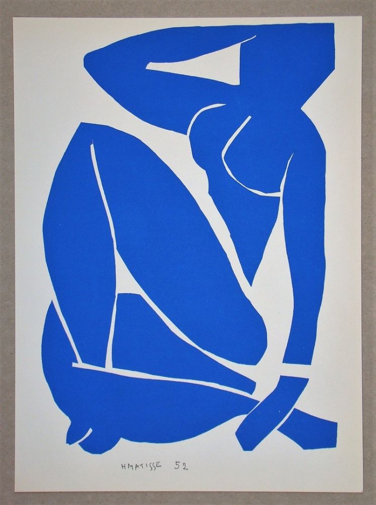 Lithographie Matisse (After) - Nu bleu III.-1952