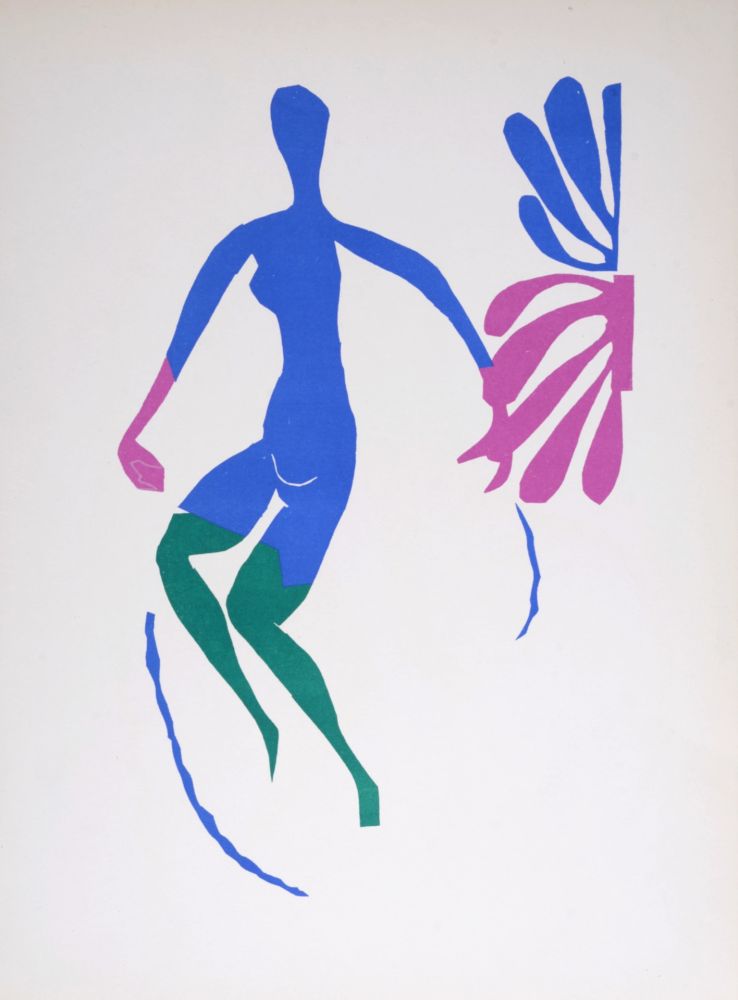 Lithographie Matisse - Nu Bleu III, 1958